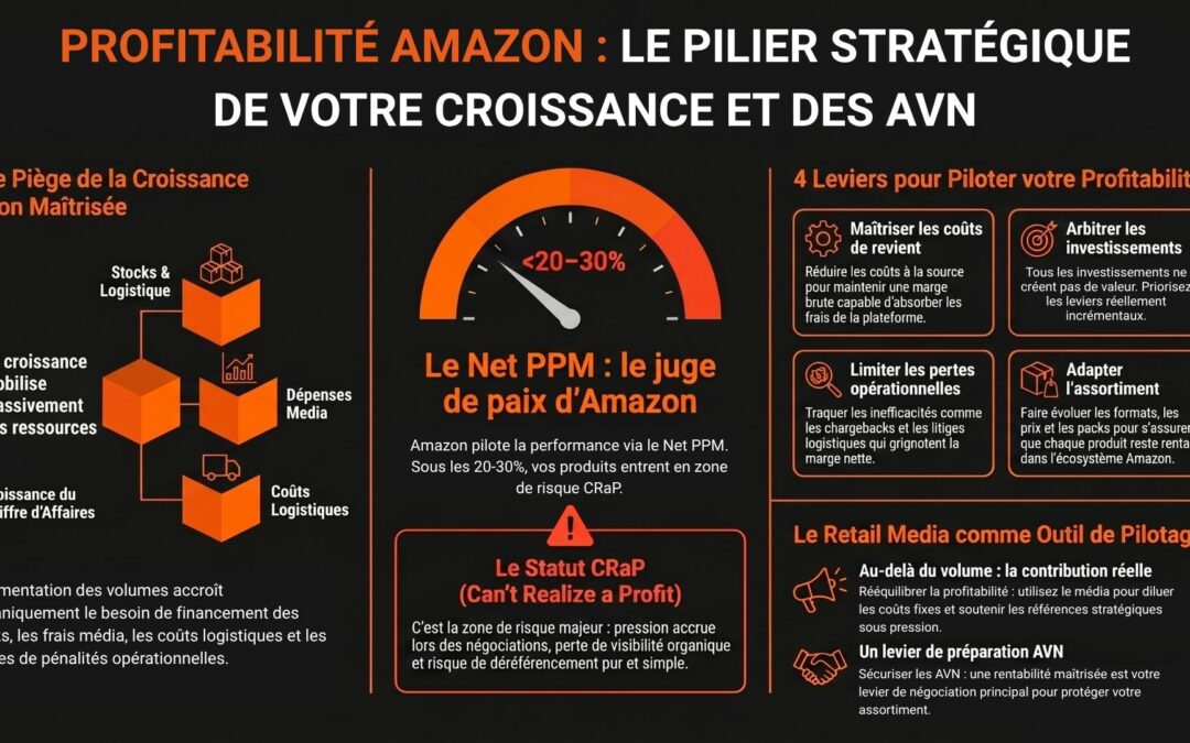 Amazon : pourquoi la profitabilité est le pilier central de votre stratégie AVN